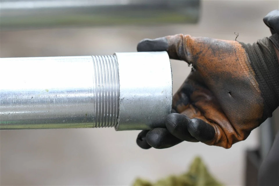 Tubo in acciaio senza saldatura zincato in acciaio al carbonio ASTM
